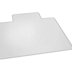 ES Robbins Crystal Pane Carpet Chair Mat with Lip, 45" x 53'', Medium-Pile, Clear (ESR-122271)