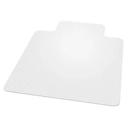 ES Robbins EverLife Carpet Chair Mat with Lip, 45" x 53'', Low-Pile, Clear (ESR120123)