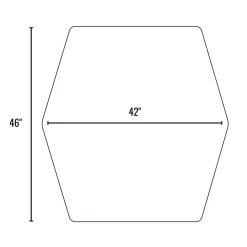 E.S. Robbins Game Zone Chair Mat, 42