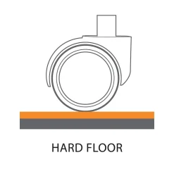 E.S. Robbins Sit or Stand Mat Hard Floor Chair Mat, 45