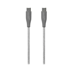 ESI Wireless Gear 6' USB-C Cable, Male to Male, White/Gray (BL1775)