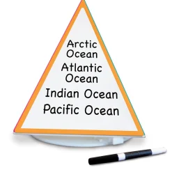 Essential Learning Spin & Write Pyramid™ Rotating 4-Sided Dry-Erase Board (ELP626691)