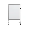 Essentials by Balt Mobile Magnetic Dry-Erase Whiteboard, Anodized Aluminum Frame, 6' x 4' (62542)