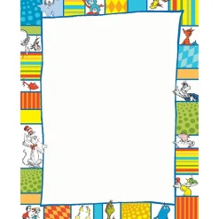 Eureka Dr. Seuss Shapes Computer Paper, 50 Sheets/Pack, 3 Packs (EU-812118-3)