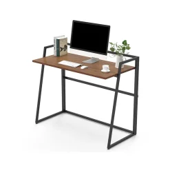 Eureka Ergonomic 41"W Computer Desk, Cherry (CD004)