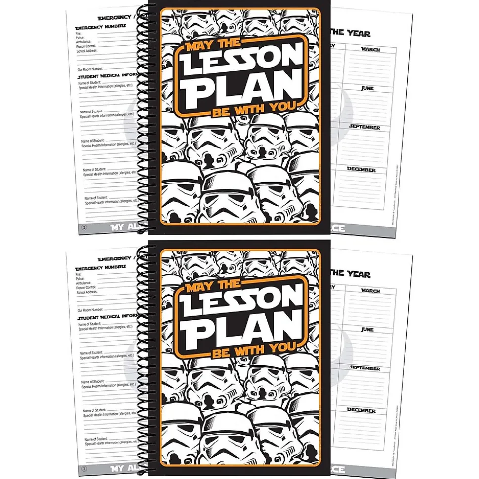 Eureka Star Wars Super Troopers Lesson Plan Book, Pack of 2 (EU-866274-2)