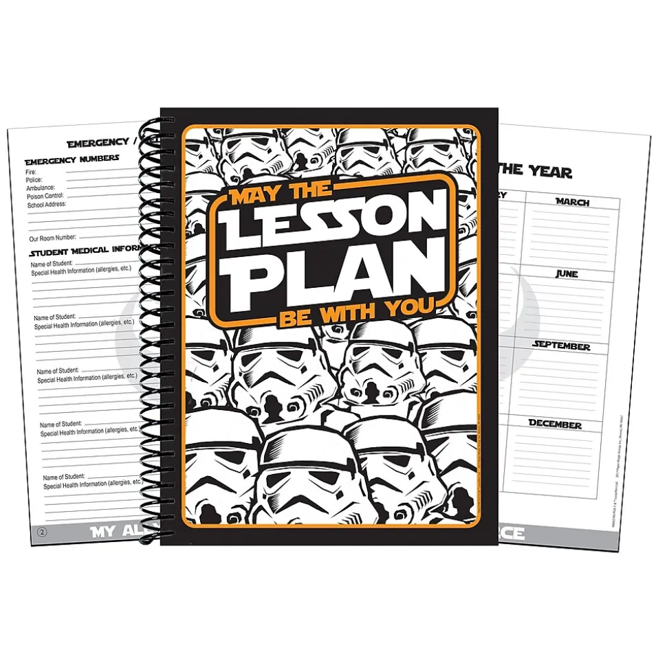 Eureka Star Wars Super Troopers Lesson Plan Book, Pack of 2 (EU-866274-2)