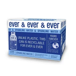 Ever & Ever Reverse Osmosis Sparkling Water, 16 Oz., 12/Carton (800001)