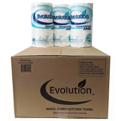Evolution Paper Towels, 2-ply, 250 Sheets/Roll, 12 Rolls/Pack (PRO00495)
