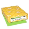 Exact 65 lb. Cardstock Paper, 8.5" x 11", Martian Green, 250 Sheets/Pack (WAU21811)