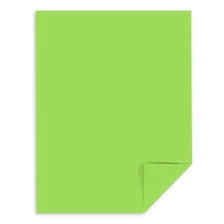 Exact 65 lb. Cardstock Paper, 8.5" x 11", Martian Green, 250 Sheets/Pack (WAU21811)