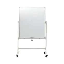 Excello Global Products Double Sided Magnetic Mobile Dry-Erase Whiteboard Easel, 36" x 42" (EGP-HD-0546)