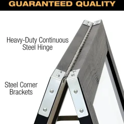 Excello Global Products Indestructible A-Frame Whiteboard, 40