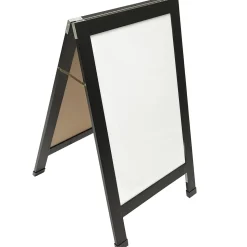 Excello Global Products Indestructible A-Frame Whiteboard, 40