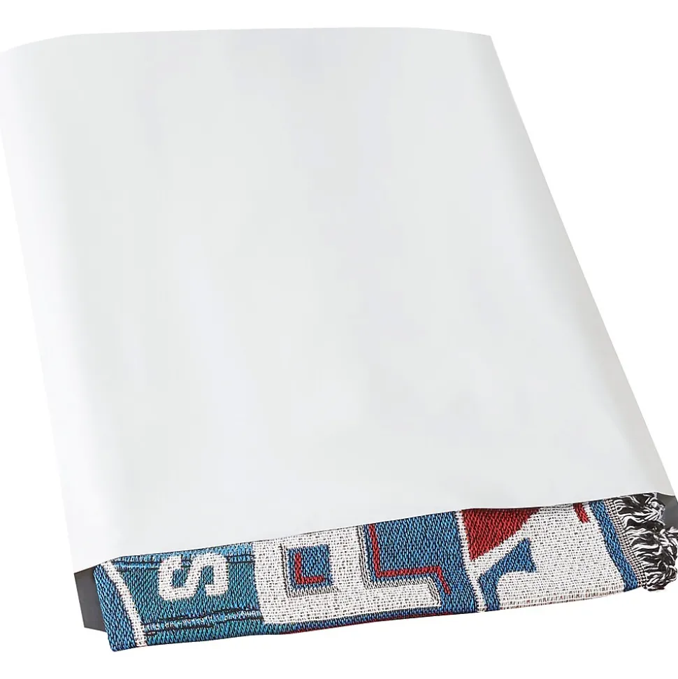 Expansion Poly Mailers, White, 20" x 24" x 4", 100/Case (EPM20244)