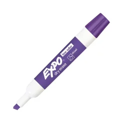 Expo Dry Erase Marker, Chisel Tip, Purple (80008)