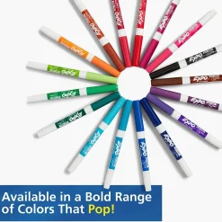 Expo Dry Erase Marker, Fine Tip, Assorted, 8/Pack (86601)