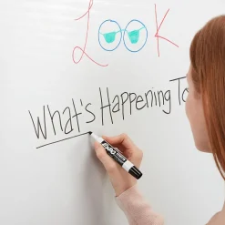 Expo Dry Erase Markers, Bullet Tip, Black, 4/Pack (2081801)