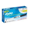 Expo Dry Erase Markers, Ultra Fine Tip, Black, 12/Pack (1871131)