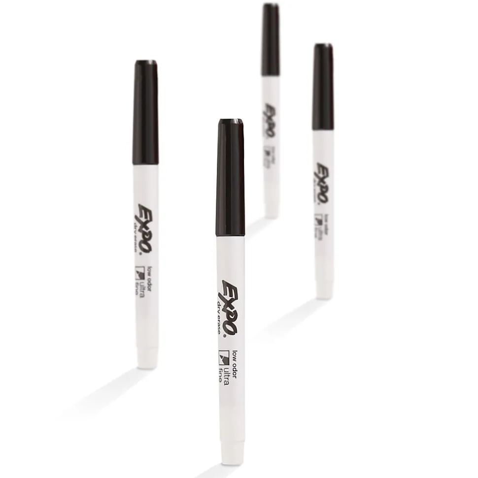 Expo Dry Erase Markers, Ultra Fine Tip, Black, 36/Pack (2003894)