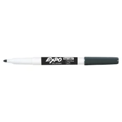 Expo Magnetic Dry Erase Markers, Fine Tip, Black, 4/Pack (1944745)