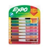 Expo Magnetic Tank Dry Erase Marker, Fine Tip, Assorted, 8/Pack (1944748)