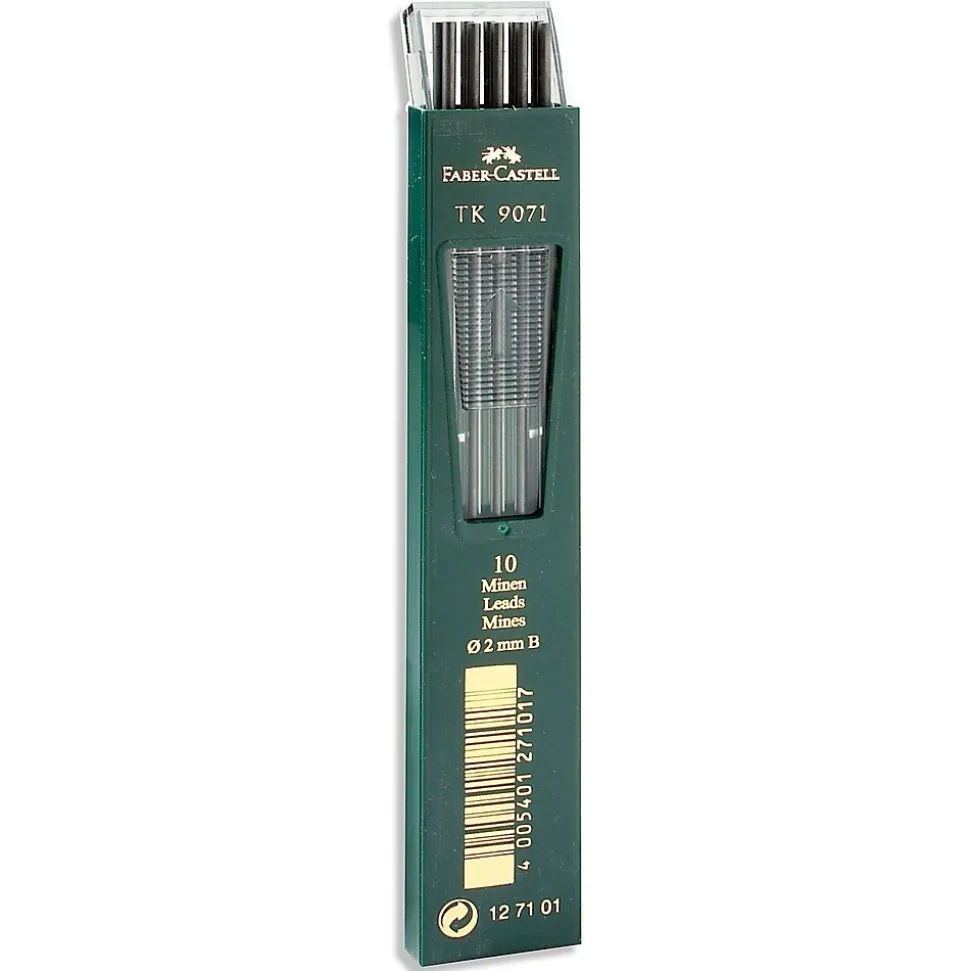 Faber-Castell TK 9400 Clutch Drawing Pencil Leads B Pack of 10 3/Pack
