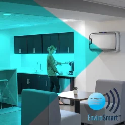 Fellowes AeraMax Pro AM4 PC H13 True HEPA Hardwired Wall Mounted Air Purifier, Stainless (9573101)