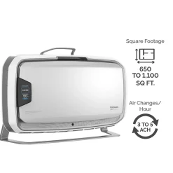 Fellowes AeraMax PRO True HEPA Console Air Purifier, Stainless (9573301)