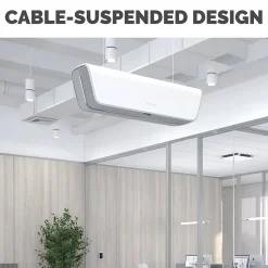 Fellowes Array AC2 True HEPA Ceiling Mounted Air Purifier, 5-Speed, White (5889201)