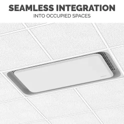 Fellowes Array AR1 UVC UV Light Ceiling Mounted Air Purifier, 1-Speed, White (5889501)