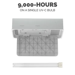 Fellowes Array AR1 UVC UV Light Ceiling Mounted Air Purifier, 1-Speed, White (5889501)