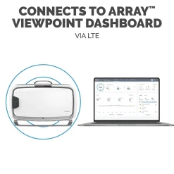 Fellowes Array AS2 True HEPA Floor-Standing Air Purifier, 5-Speed, White (5884501)