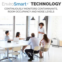 Fellowes Array AS1 True HEPA Floor-Standing Air Purifier, 5-Speed, White (5884201)