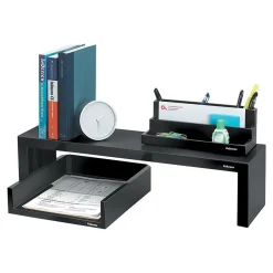 Fellowes Designer Suites Desk Shelf, Holds Up to 30 lbs., Black (8038801)