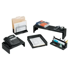 Fellowes Designer Suites Desk Shelf, Holds Up to 30 lbs., Black (8038801)