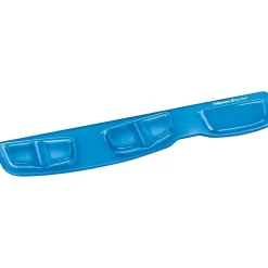 Fellowes Gel Keyboard Palm Support with Microban, Non-Skid Backing, Blue (9183101)