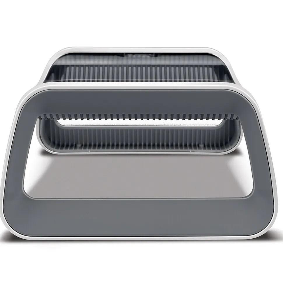 Fellowes I-Spire Series Monitor Stand, Up to 21", White/Gray (9311101)