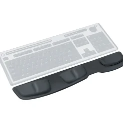 Fellowes Keyboard Palm Support, Leatherette, Black