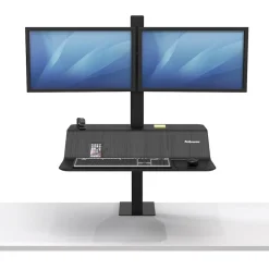 Fellowes Lotus Adjustable Monitor Stand, Black (8082001)