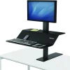 Fellowes Lotus VE Sit-Stand Single Manual Lift Workstation, Black (2750862)