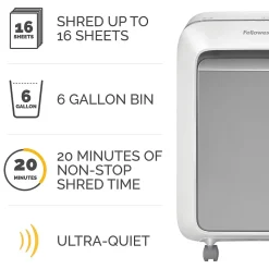 Fellowes LX210 16-Sheet Micro-Cut Shredder (5015301)