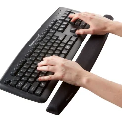 Fellowes Memory Foam Keyboard Wrist Rest, Black (9178201)