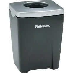 Fellowes® Office Suites™ Paper Clip Cup, Black/Silver, 3-1/4