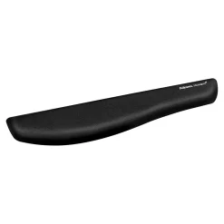 Fellowes PlushTouch Wrist Rest with Microban, Black (9252101)