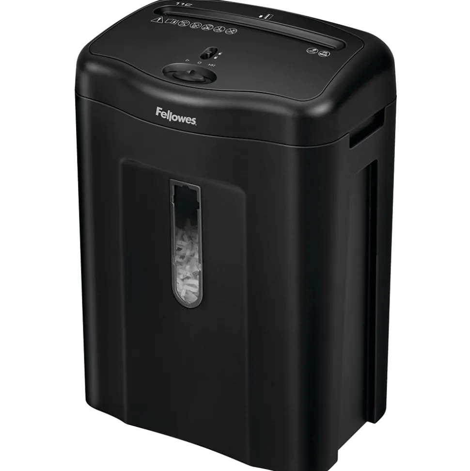 Fellowes Powershred 11C 11-Sheet Cross-Cut Personal Shredder (4350001)