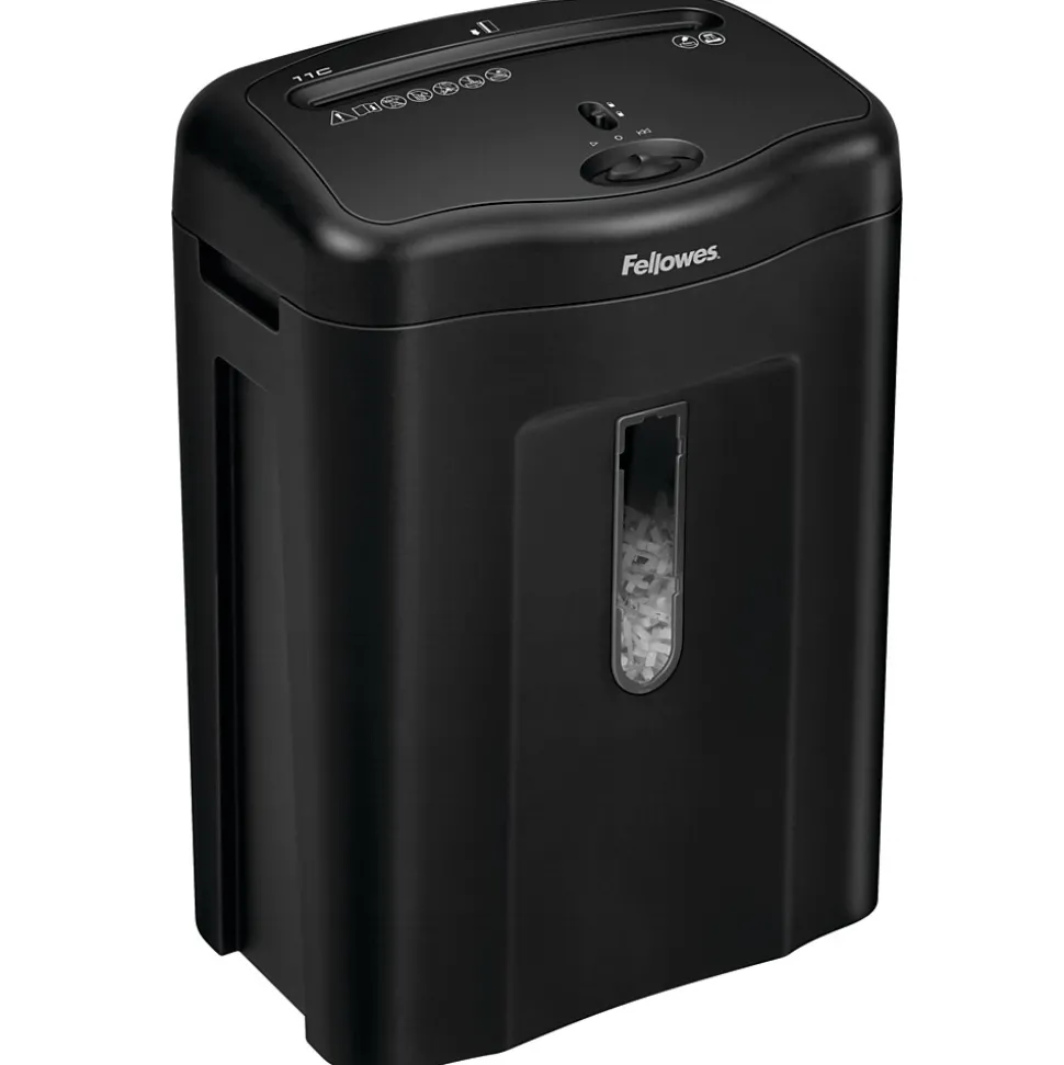 Fellowes Powershred 11C 11-Sheet Cross-Cut Personal Shredder (4350001)