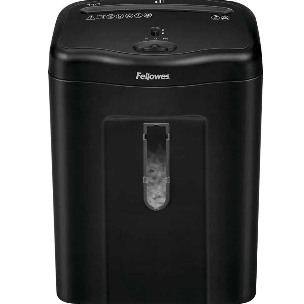 Fellowes Powershred 11C 11-Sheet Cross-Cut Personal Shredder (4350001)