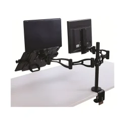 Fellowes Professional Series Depth Adjustable Dual Monitor Arm, Up to 32