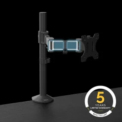 Fellowes Reflex Single Adjustable Arm, Up to 32
